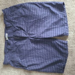Express Blue striped shorts